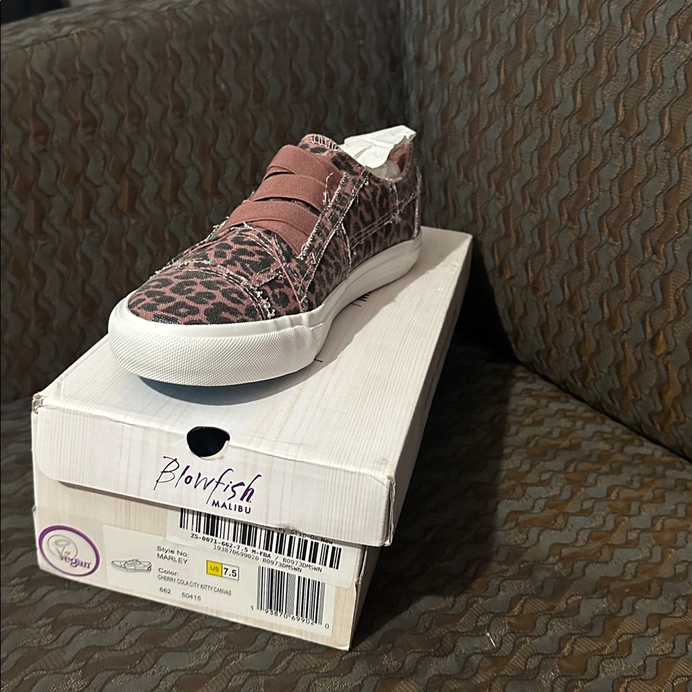 Blowfish Malibu Women's Leopard Print Sneakers - Pink